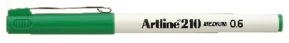 Artline Fineliner 210 M 0,6 grön