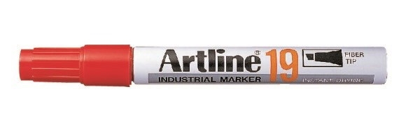 Artline Marker 19 Industri 5,0mm röd