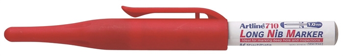 Artline Marker 710 Long Nib röd