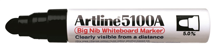 Artline Whiteboard Marker 5100A BIG svart