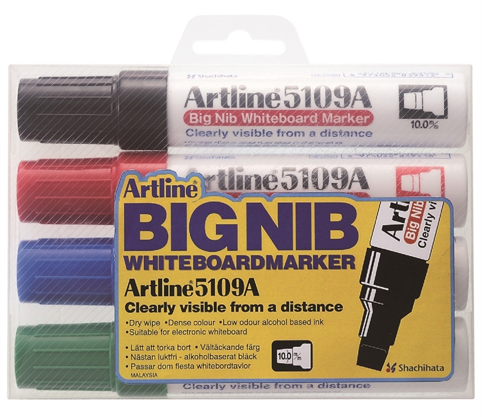 Artline Whiteboard Marker 5109A BIG 4/set