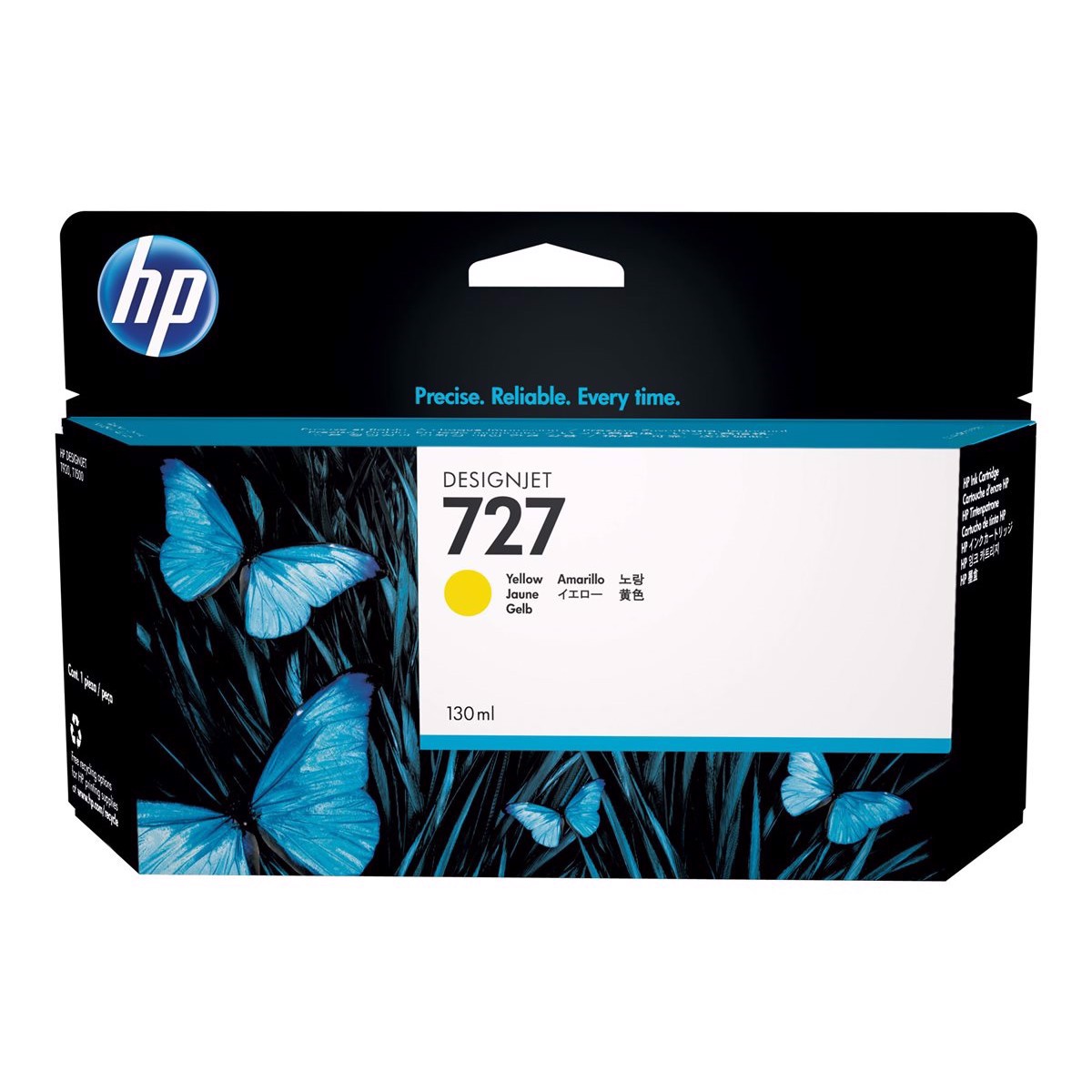 HP 727 Yellow bläckpatron, 130 ml