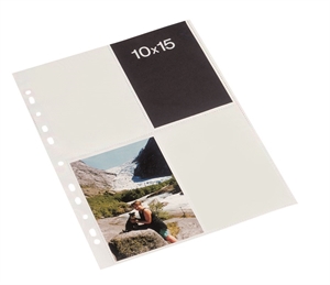 Bantex fotoficka 10x15 0,09 mm porträtt 8 foton vita (10)