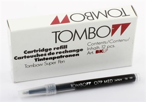 Tombow Roller pen refill 0,10 svart