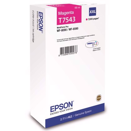 Epson WorkForce bläckpatron XXL Magenta - T7543