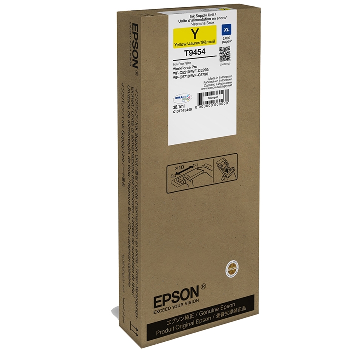 Epson WorkForce Series bläckpatron XL Yellow - T9454