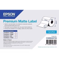 Premium Matte Label - rulle med utstansade etiketter i måtten 102 mm x 76 mm (1570 labels)