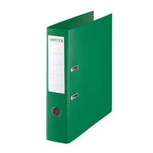 Esselte Letter Folder m/metallskena PP A4 75mm grön