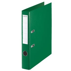 Esselte Letter Folder m/metallskena PP A4 50mm grön