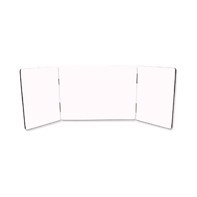 ChromaLuxe Wood Photo Panel - Hinged Panel Set  Gloss White Hardboard - 127 x 177.8 + 88.9 x 127 (x2)