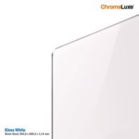 ChromaLuxe Sheet - 305 x 610 x 1,14 mm Gloss White Aluminium