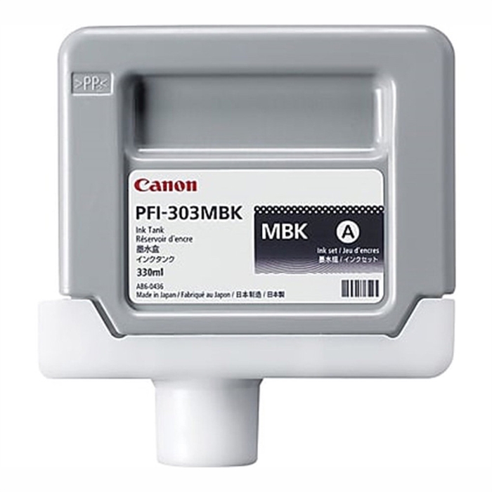 Canon PFI-303 MBK Mattsvart - 330 ml bläckpatron