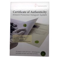 Hahnemühle Certificate of Authenticity (Äkthetsbevis)