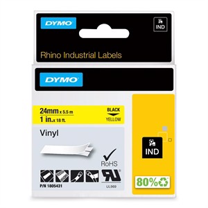 Tape Rhino 24mm x 5,5m färg vinyl bl/gul