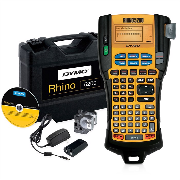 LabelManager Rhino 5200 Pro-maskin i hardcase