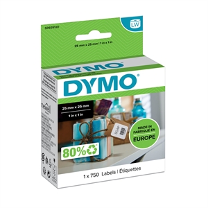 Dymo LabelWriter 25mm x 25mm mångsidigt