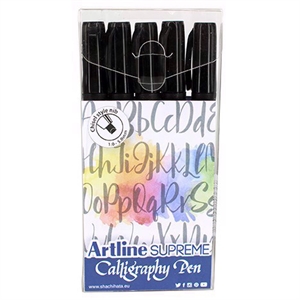 Artline Supreme Calligraphy Pen 5/set black