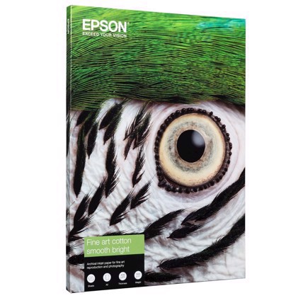 Epson Fine Art Cotton Smooth Bright 300 g/m2 - A2 25 Ark