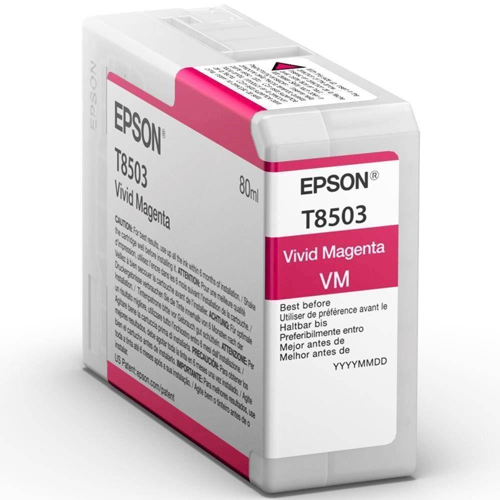  Epson Vivid  Magenta 80 ml bl ckpatron T8503 Epson  