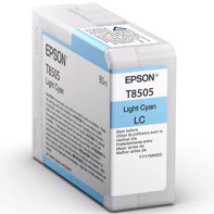 Epson Light Cyan 80 ml bläckpatron T8505 - Epson SureColor P800