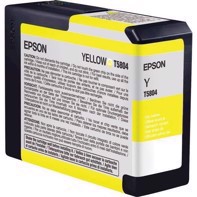 Epson Yellow 80 ml bläckpatron T5804 - Epson Pro 3800 och 3880