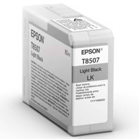 Epson Light Black 80 ml bläckpatron T8507 - Epson SureColor P800