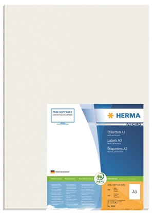 HERMA etikett Premium A3 100 420x297 (100)