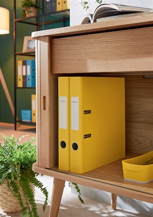 Leitz Brevordner Cozy 180° A4 50mm gul