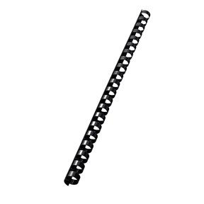 Leitz Spiralringar plast 12mm svart (100)