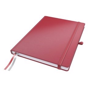 Leitz Notebook Komplett A4 quad. 96g/80 ark röd
