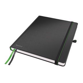 Leitz Notebook Komplett A4 quad.96g/80 ark svart