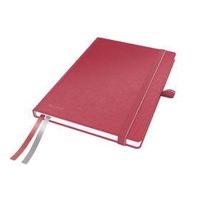 Leitz Notebook Komplett A5 quad. 96g/80 ark röd