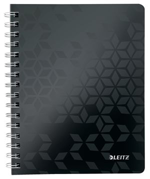 Leitz Notepad WOW PP A5 m/hållinne 80 ark svart