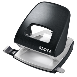 Leitz Puncher Style 2-håls t/30 ark svart