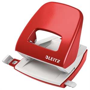 Leitz Puncher 5008 2-håls t/30 ark röd