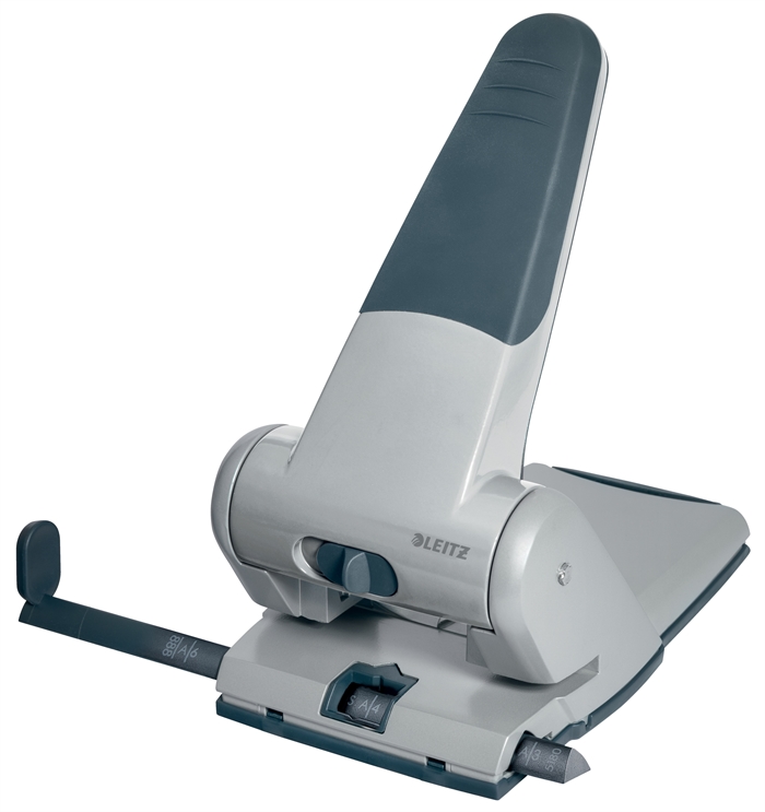Leitz Puncher 5180 2-håls t/65 ark silver