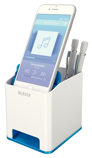 Leitz Penholder Sound WOW vit/blå
