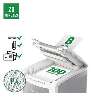 Leitz dokumentförstörare Leitz IQ AutoFeed SmallOffice 100 P5