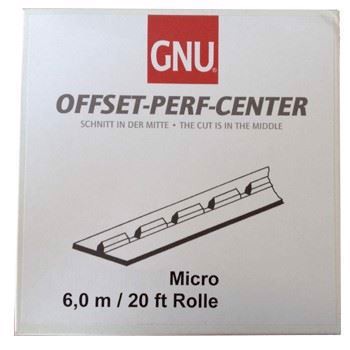 Mikroperf  Perforeringsband 50", center, papper - 6 m rulle