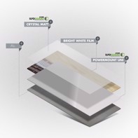 Ilfoguard Textured Linen Tex lamineringsfilm - 130 cm x 50 m