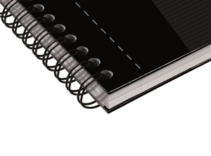 Oxford Smart anteckningsbok A4 kvadrat 5x5 90 ark 90g svart