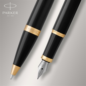 Parker Duo set IM GT kulspets + reservoarpenna svart/guld
