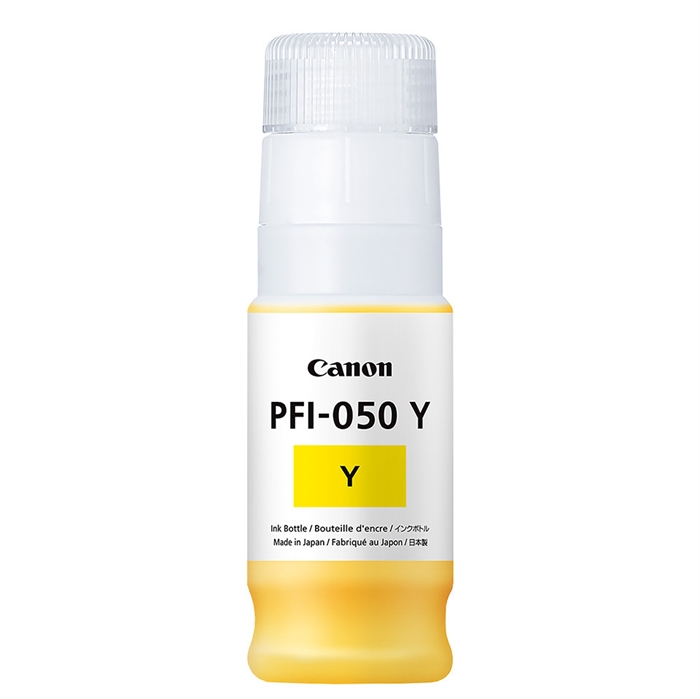 Canon PFI-050 Y Yellow , 70 ml bläckflaska
