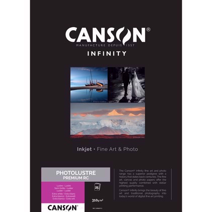 Canson Photo Luster Premium RC 310g/m² - A2, 25 ark