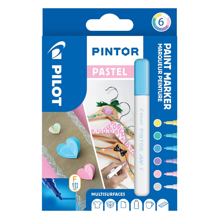 Pilot Marker Pintor Fine Pastell Mix 1.0 ass (6)