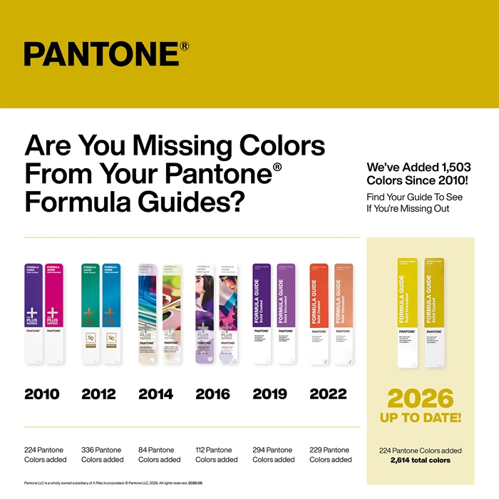 Pantone-kalibrerad licens tilldelad fyra nya Canon GP-seriens storformatskrivare