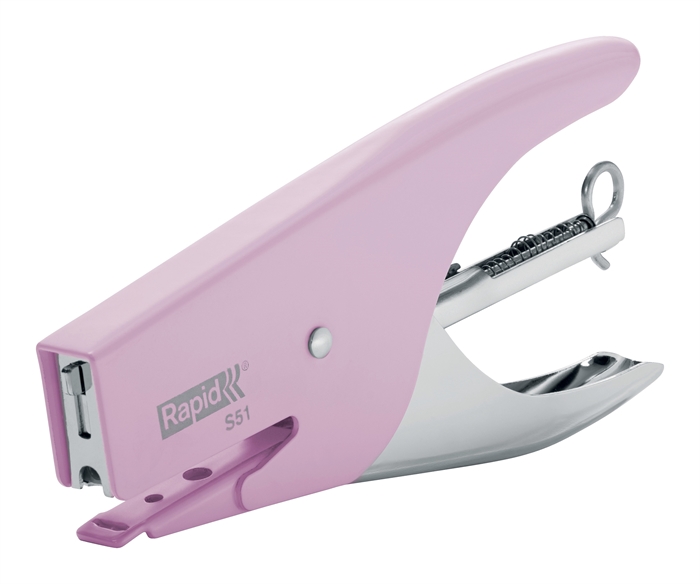 Rapid Stapler S51 Retro t/15 ark rosa