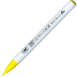 ZIG Clean Color Brush Pen 051 fl. Citron gul