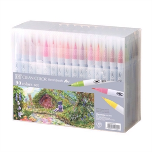 ZIG Clean Color Brush Pen Set med 90