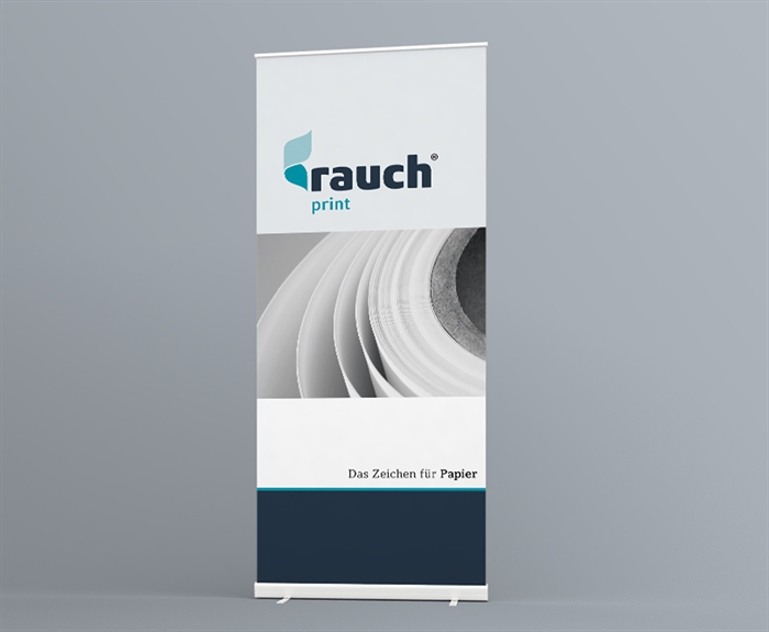 Rauch Roll-Up 200M "vit baksida" DisplayPlus Universal vit baksida - 270 g/m², 42" x 20 meter